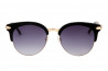 Kristian Olsen Sonnenbrille graue Gläser, Rahmen gold, schwarz