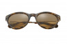 Kristian Olsen Sonnenbrille braune Gläser, Rahmen braun, gold, Horn-Optik